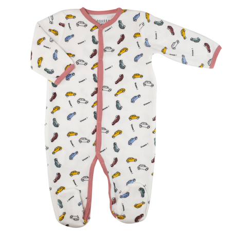 Pyjama bébé en velours Blanc 4 - vertbaudet enfant 