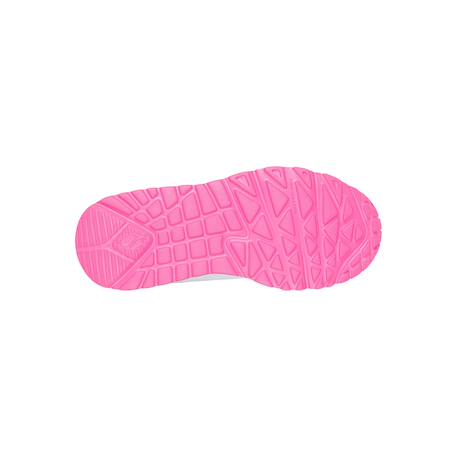 Baskets basses à lacets Blanc et rose+Noir multi 4 - vertbaudet enfant 