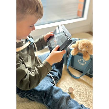 Sac de vétérinaire avec lapin Bleu 5 - vertbaudet enfant 