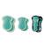 Set 3 protections enfant xs (coudes, genoux, poignets) Bleu marine+Bleu pastel+Rose+Rose pastel+Vert menthe 13 - vertbaudet enfant 