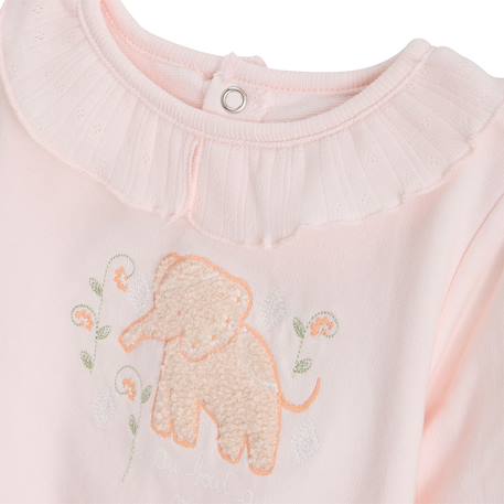 Sweat-shirt bébé badian Rose 5 - vertbaudet enfant 