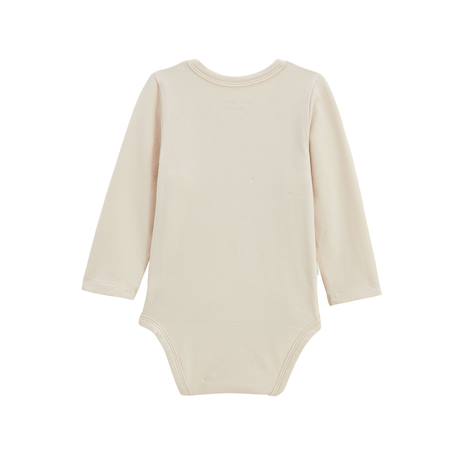 Lot de 3 bodies bébé manches longues ouverture croisée eden Beige 6 - vertbaudet enfant 