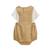 Ensemble barboteuse bloomer bébé en gaze de coton et t-shirt mini rêve Moutarde 3 - vertbaudet enfant 