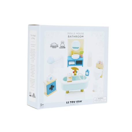Salle de bain pour maison de poupées Beige 5 - vertbaudet enfant 