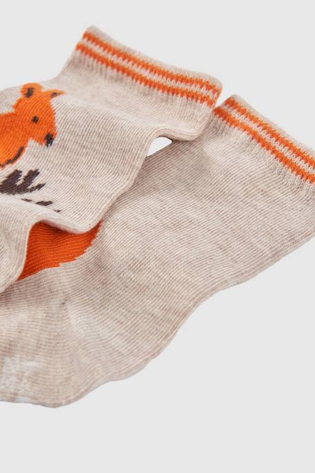 Pack de chaussettes en coton Vert 2 - vertbaudet enfant 