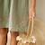 Robe enfant en gaze de coton anaelle Kaki 6 - vertbaudet enfant 