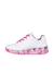Baskets basses à lacets Blanc et rose+Noir multi 2 - vertbaudet enfant 