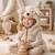 Gilet sans manches enfant pilou pilou à capuche Beige+Écru 4 - vertbaudet enfant 