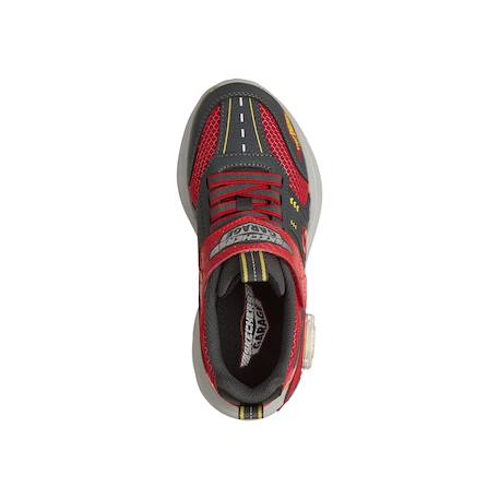 Baskets basses à scratch Argent   noir+Rouge   charcoal 12 - vertbaudet enfant 