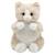 Peluche doudou chat ultra douce pour enfant milo Beige+Gris clair 1 - vertbaudet enfant 