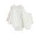 Lot de 2 bodies bébé manches longues ouverture croisée badian Ecru 6 - vertbaudet enfant 