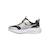 Baskets basses à scratch Argent   noir+Rouge   charcoal 2 - vertbaudet enfant 