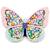 Coffret créatif bijoux enfant en forme de papillon avec 194 perles – Dès 4 ans Multicolore 1 - vertbaudet enfant 