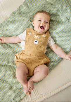 Ensemble barboteuse bloomer bébé en gaze de coton et t-shirt mini rêve  - vertbaudet enfant