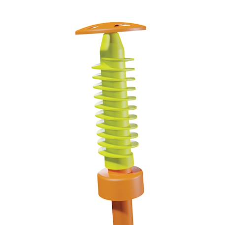 Jeu de balle swingball toutes surfaces tournament métal Orange - jaune 4 - vertbaudet enfant 