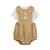Ensemble barboteuse bloomer bébé en gaze de coton et t-shirt mini rêve Moutarde 2 - vertbaudet enfant 