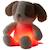 Peluche veilleuse chien LED rechargeable avec lumière douce – Dès la naissance Ecru, marron 3 - vertbaudet enfant 