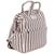 Sac à dos à langer en coton imperméable avec matelas à langer et attaches poussette Mauve 6 - vertbaudet enfant 