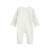 Pyjama bébé en velours ouverture zippée badian Ecru 3 - vertbaudet enfant 
