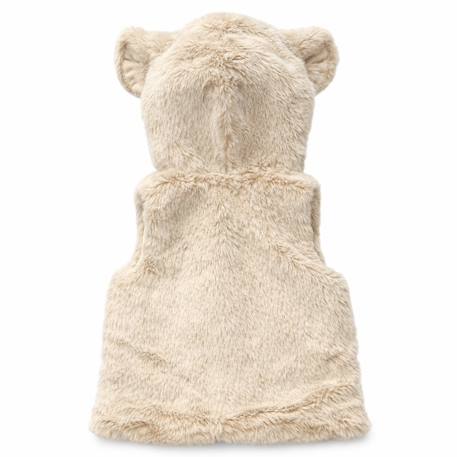 Gilet sans manches enfant pilou pilou à capuche Beige+Écru 5 - vertbaudet enfant 
