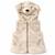 Gilet sans manches enfant pilou pilou à capuche Beige+Écru 1 - vertbaudet enfant 