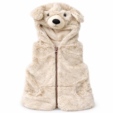 Garçon-Pull, gilet, sweat-Gilet-Gilet sans manches enfant pilou pilou à capuche