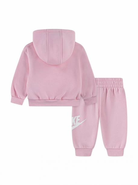 Ensemble 2 pièces Rose clair+Rose clair / blanc 7 - vertbaudet enfant 