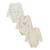 Lot de 3 bodies bébé manches longues ouverture croisée eden Beige 2 - vertbaudet enfant 