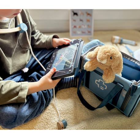 Sac de vétérinaire avec lapin Bleu 6 - vertbaudet enfant 