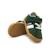 Sneakers garçon synthétique lacets- fermeture adhésive barefoot Vert foncé 4 - vertbaudet enfant 