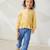 Blouse enfant en gaze de coton camila Jaune 6 - vertbaudet enfant 