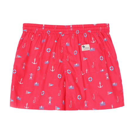 Short de bain   imprimé marin    swimboy Rouge bleu ciel 4 - vertbaudet enfant 
