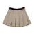 Jupe plissée   à carreaux tartan  london Marron beige jaune 3 - vertbaudet enfant 