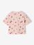T-shirt manches courtes tropical à nœud marine+rose pâle 5 - vertbaudet enfant 