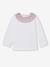 T-shirt manches longues fleuri rose clair 1 - vertbaudet enfant 
