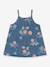 Robe courte fille denim bleu jean 1 - vertbaudet enfant 