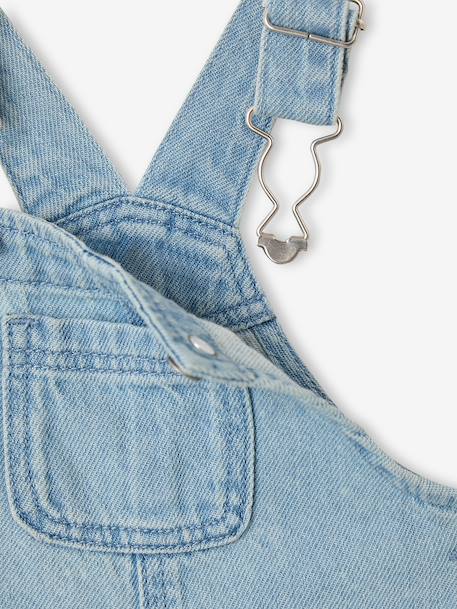 Salopette courte bébé garçon denim double stone 4 - vertbaudet enfant 