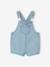 Salopette courte bébé garçon denim double stone 2 - vertbaudet enfant 