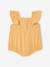 Combinaison bébé fille coton bio moutarde+vert d'eau 3 - vertbaudet enfant 
