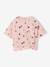 T-shirt manches courtes tropical à nœud marine+rose pâle 4 - vertbaudet enfant 