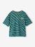 T-shirt zèbre manches courtes garçon bleu pétrole 4 - vertbaudet enfant 