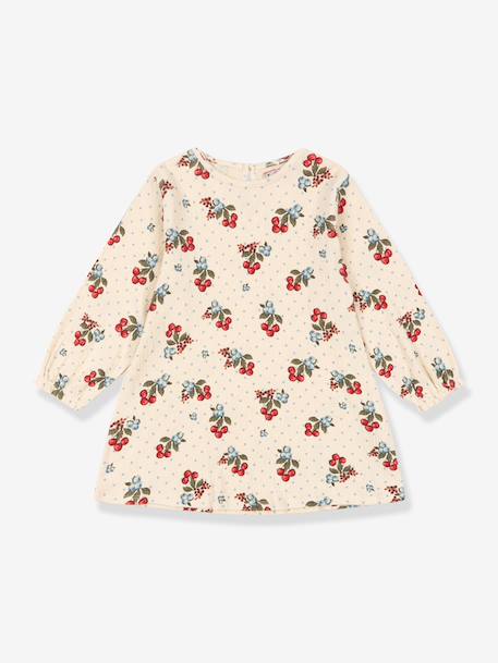 Robe courte fille beige 1 - vertbaudet enfant 