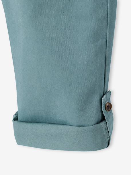 Pantalon garçon retroussable vert émeraude 6 - vertbaudet enfant 