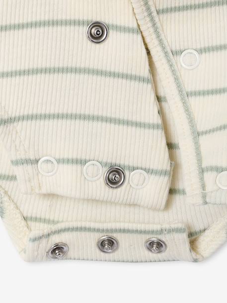 Lot 2 combishorts bébé personnalisable vert sauge 6 - vertbaudet enfant 