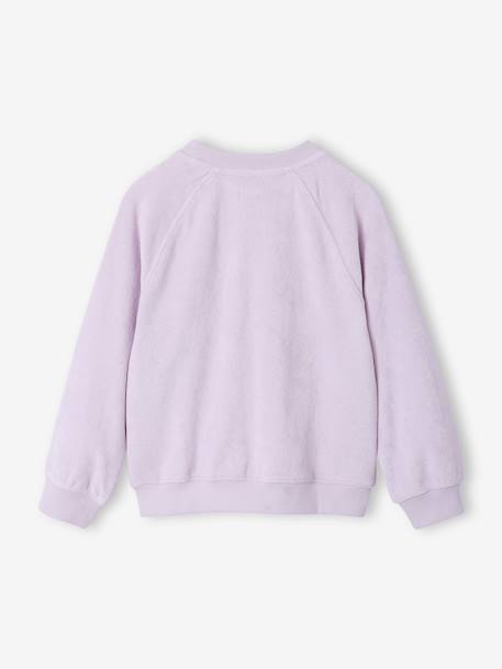 Sweat manches longues lilas 2 - vertbaudet enfant 