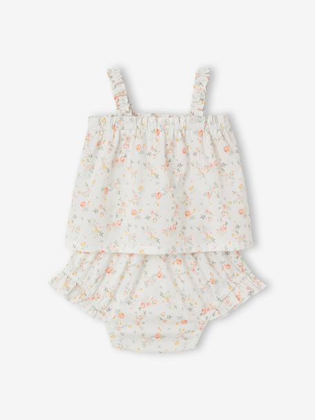 Ensemble haut culotte bébé fille écru 4 - vertbaudet enfant 