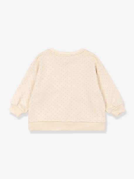 Sweat enfant coton bio beige 2 - vertbaudet enfant 