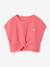 Ensemble fille t-shirt short en maille fantaisie écru+rose 10 - vertbaudet enfant 