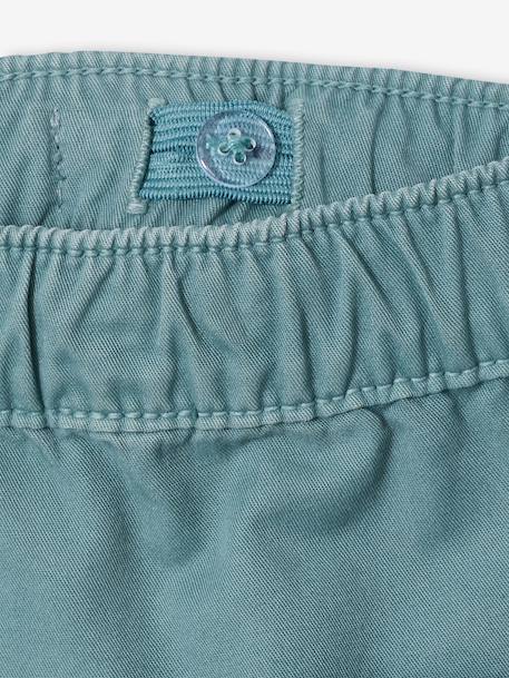 Pantalon garçon retroussable vert émeraude 8 - vertbaudet enfant 