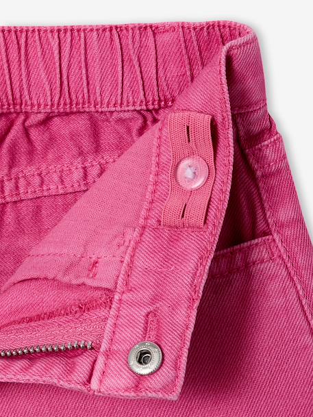 Short fille twill volant pivoine 5 - vertbaudet enfant 